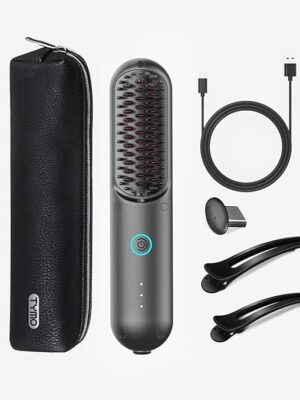 "	WIRELESS HAIR STRAIGHTNER + قطعة مجانية "